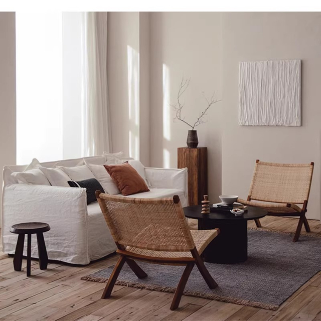 Removable and washable linen sofa