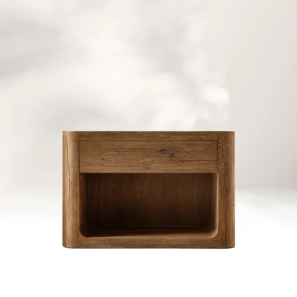 Solid Wood Simple Bedside Cabinet