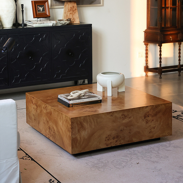 American Tree Bark Coffee Table