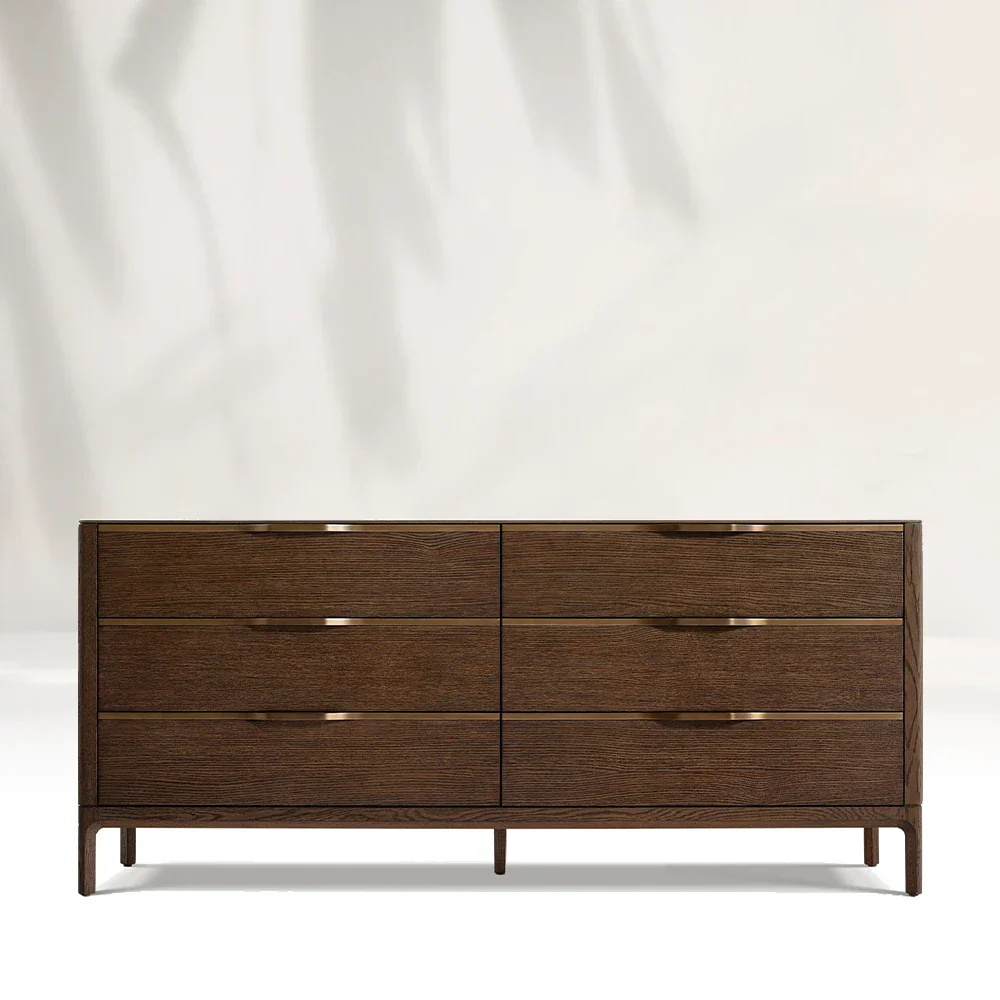 Modern 6-Drawer Dresser