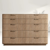 Wooden 10-Drawer Dresser