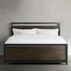 Contemporary Urban and rustic Wood Bed