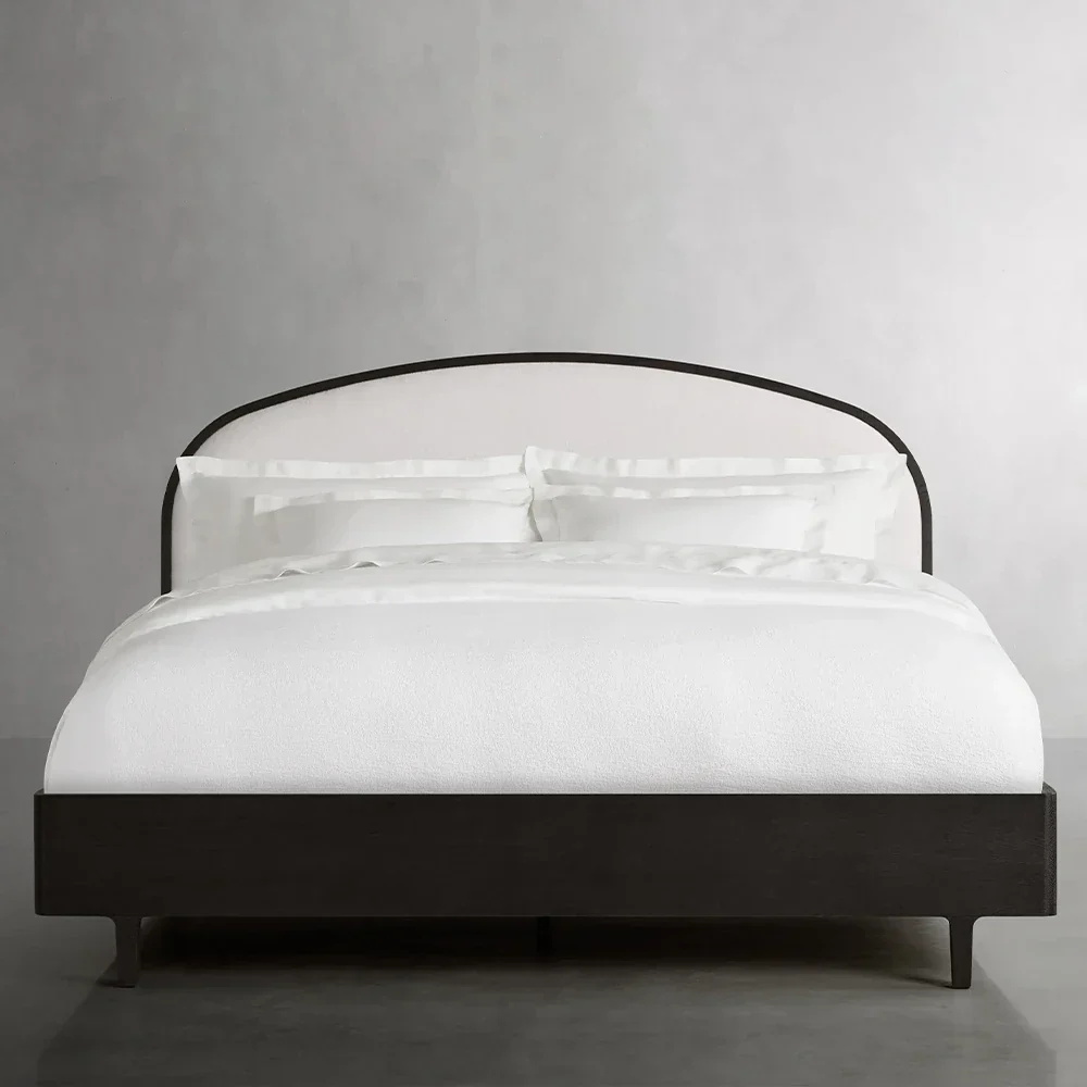 Modern Two - tone Upholstered Bed