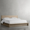 Modern Rustic - style Oak Bed