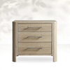  Oak Three - drawer Nightstand