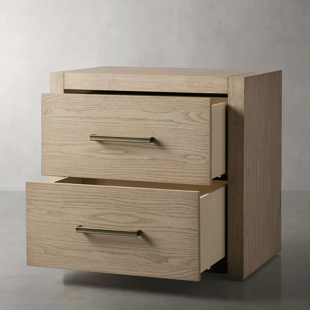Minimalist Two - drawer Nightstand
