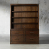 Modular Bookcase with File Base