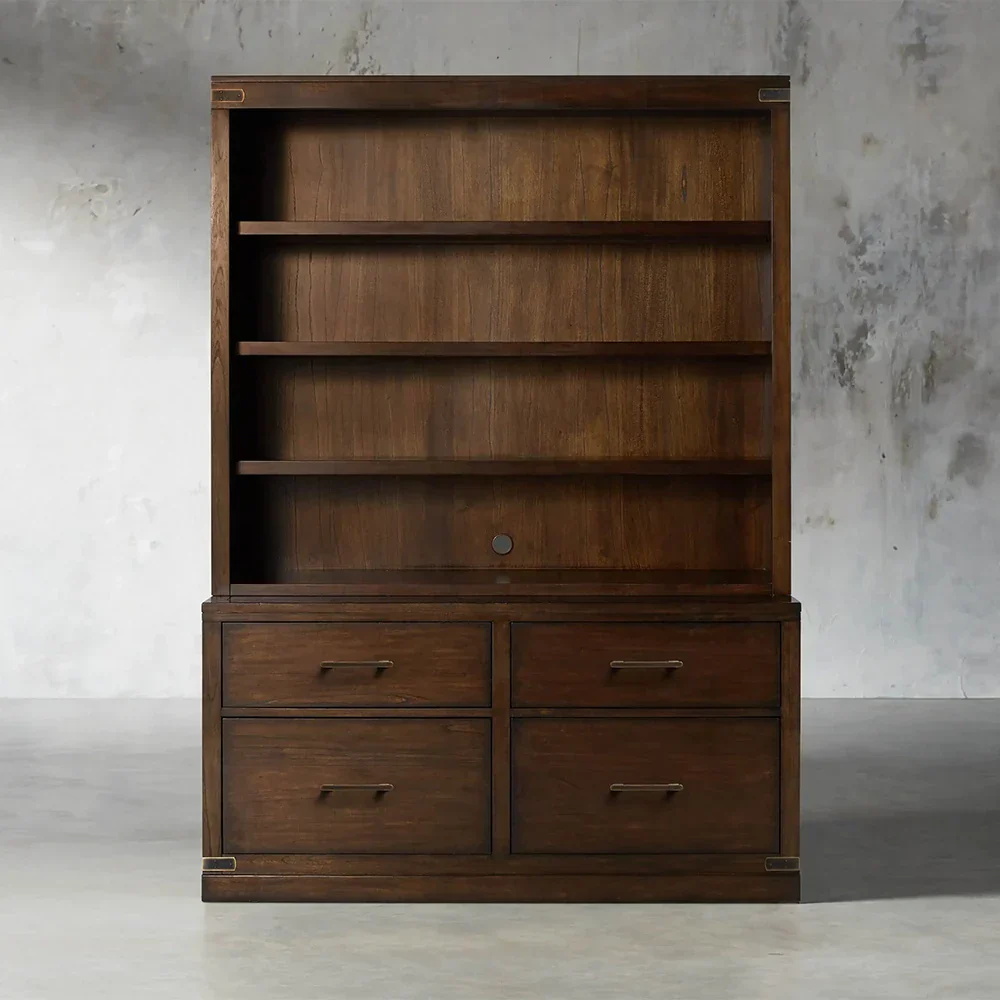Modular Bookcase with File Base