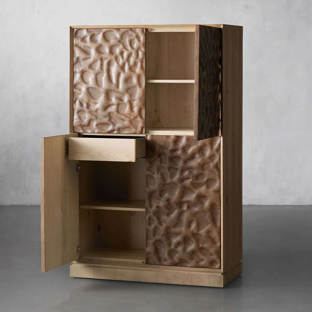 Textured Bronze Cabinet