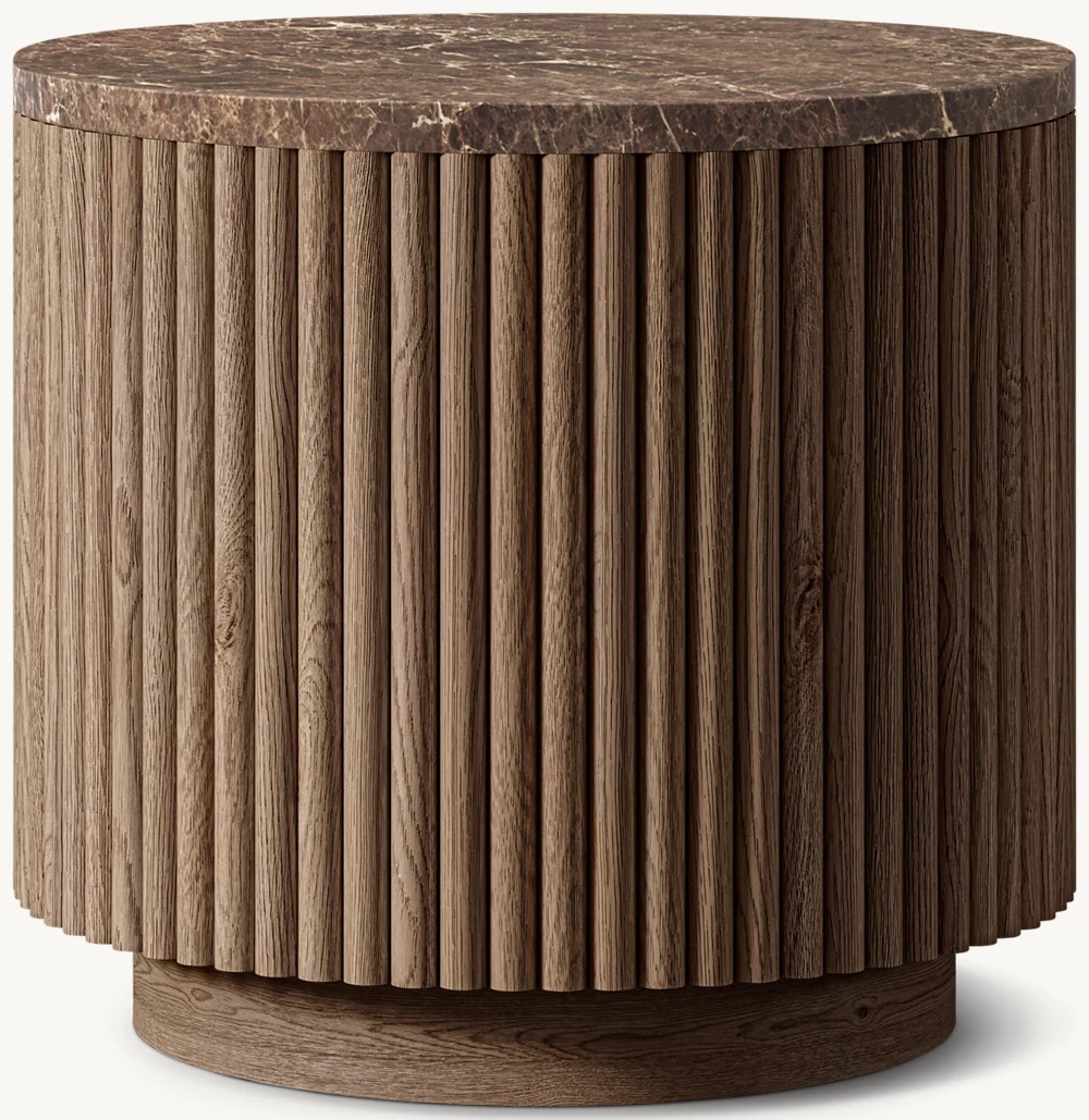 Stone Round Side Table