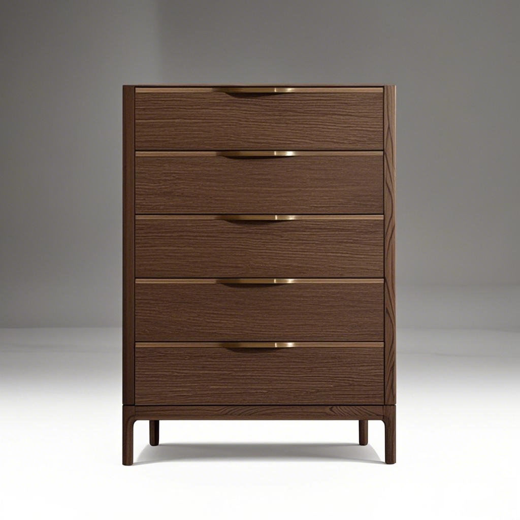 Five-Drawer Narrow Dresser