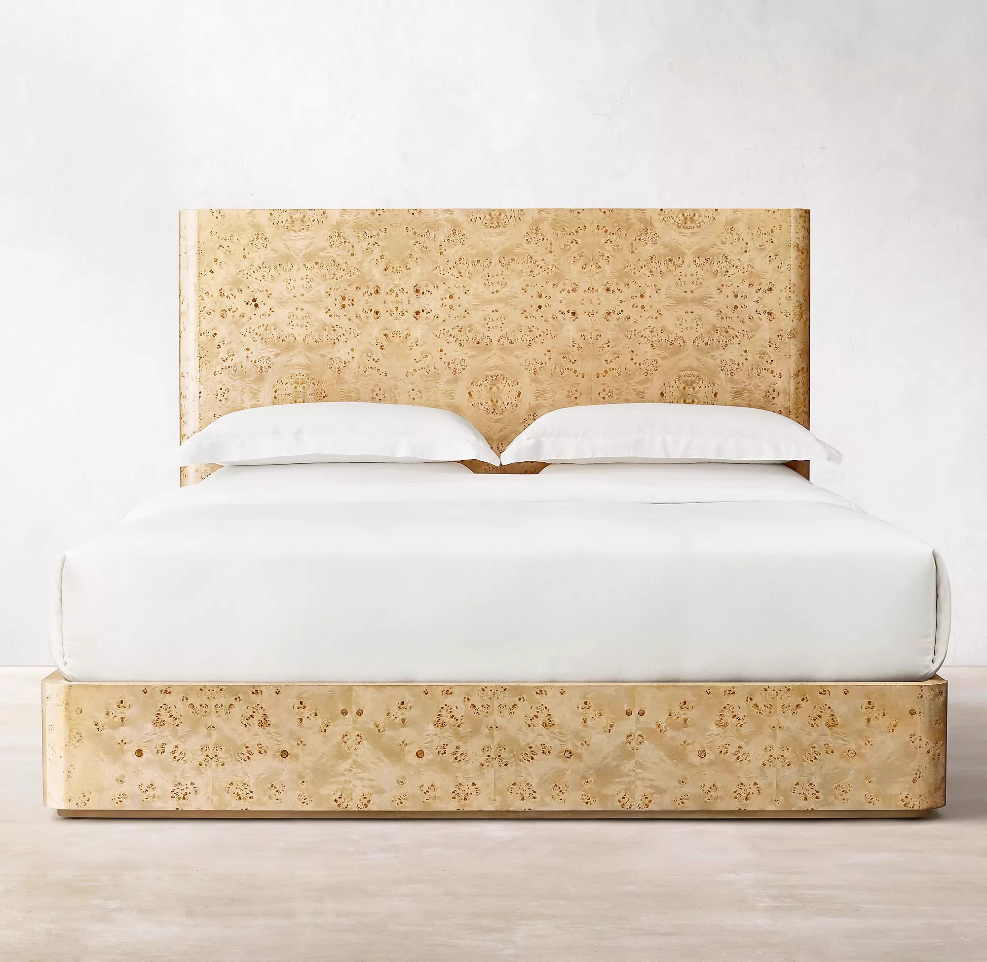 American Country Tree Bark Double Bed