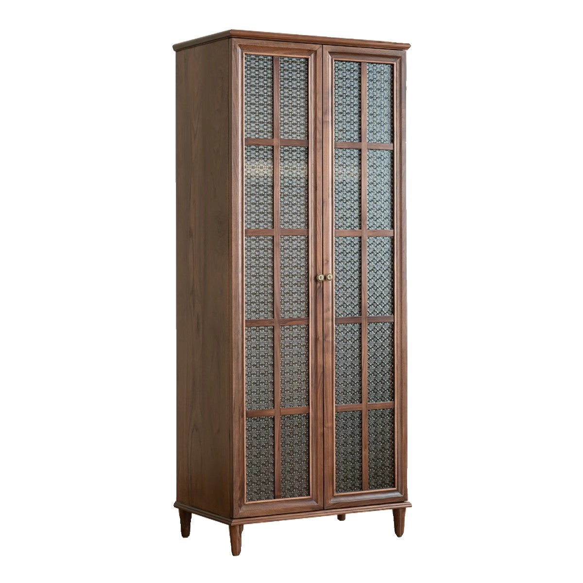 Black Walnut Wood Wardrobe