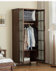 Black Walnut Wood Wardrobe