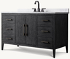 French Contemporary Single Extra-wide Vanity