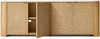 Woven Panel 4-Door Sideboard