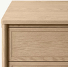 Patterned White Oak Six-Drawer Chest