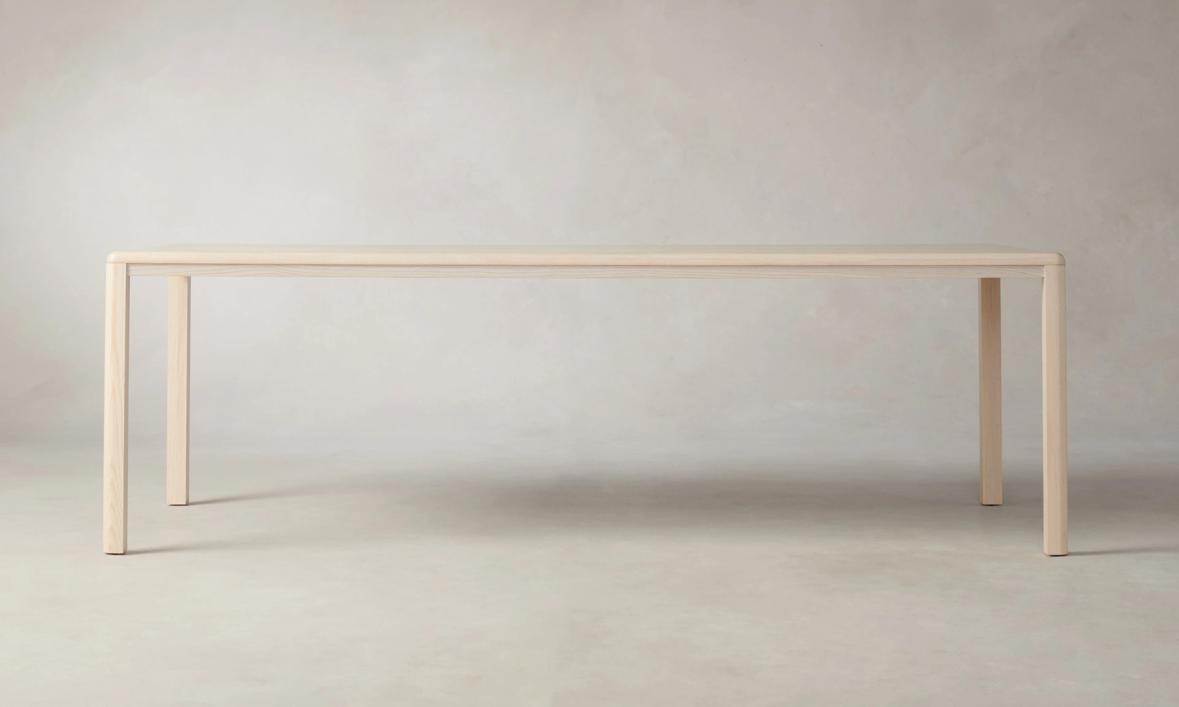 Straight - lined Ash Dining Table