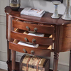 American-style Retro Semi-circular Entrance Cabinet