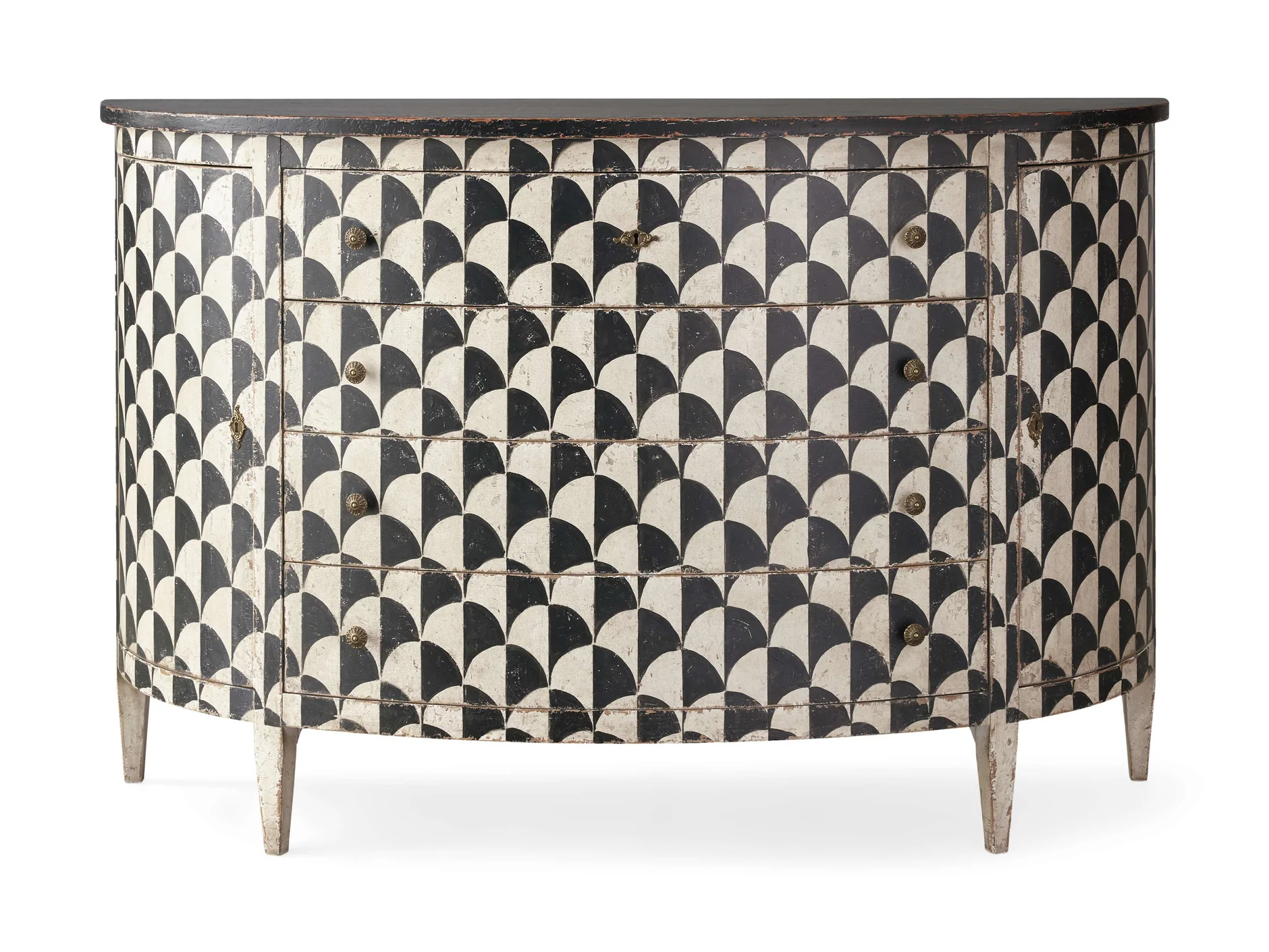 Geometric - motif Retro Cabinet