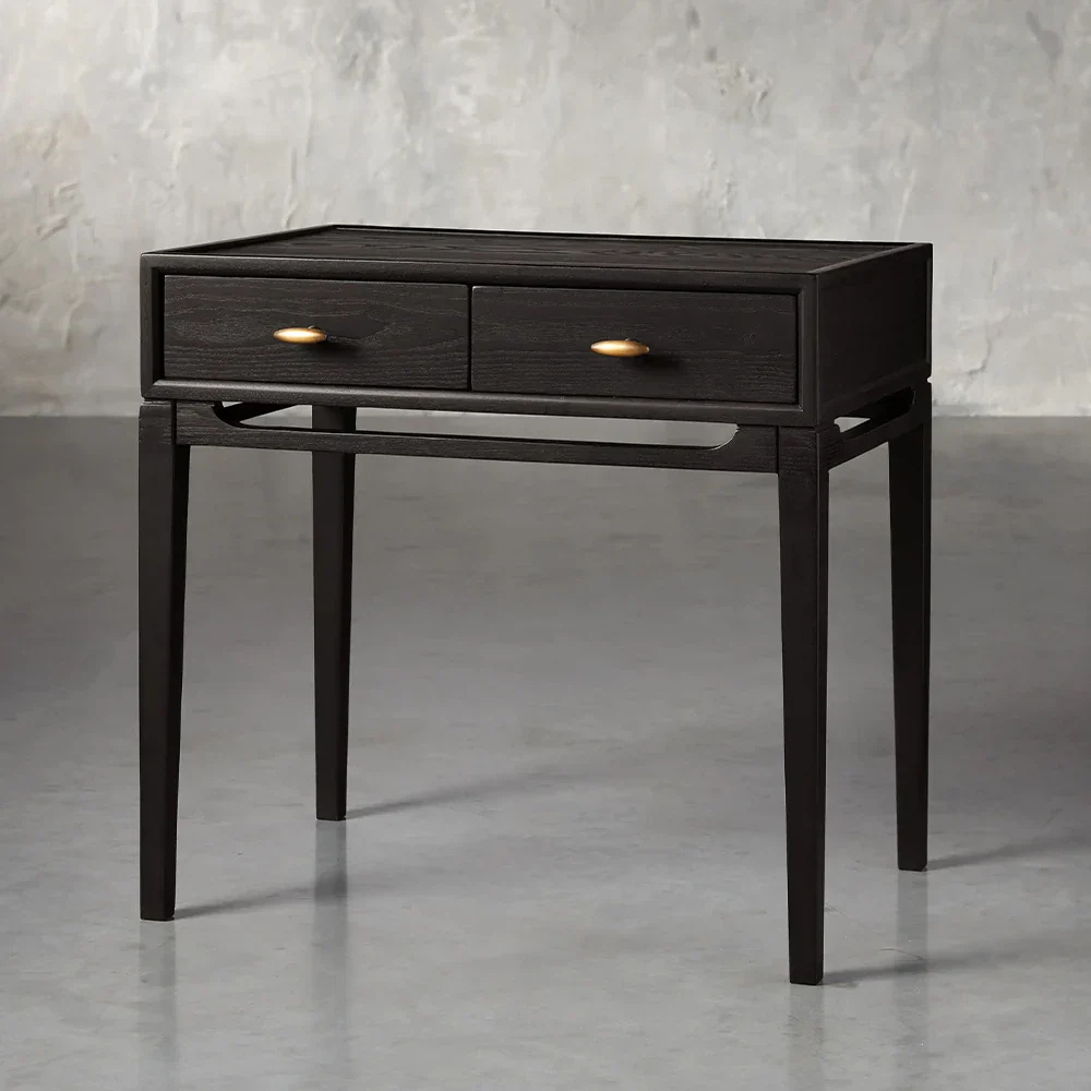 Simple Two-pull Bedside Table