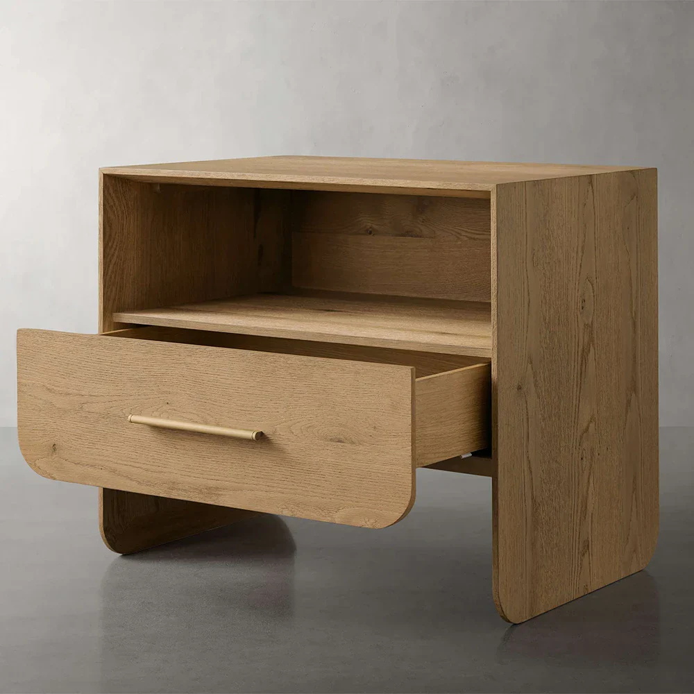 Minimalist Single - drawer nightstand
