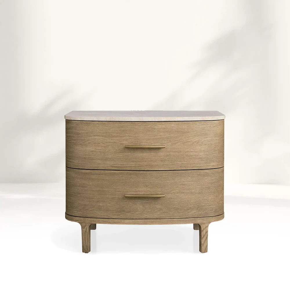 Double - drawer Nightstand