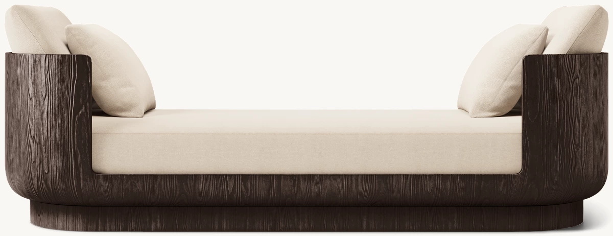 Fabric Double-Arm Daybed