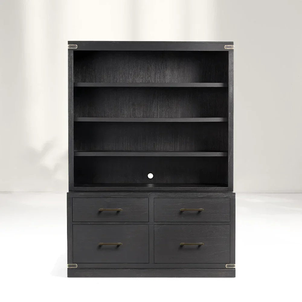 Modular Bookcase with File Base