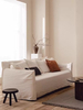 Removable and washable linen sofa