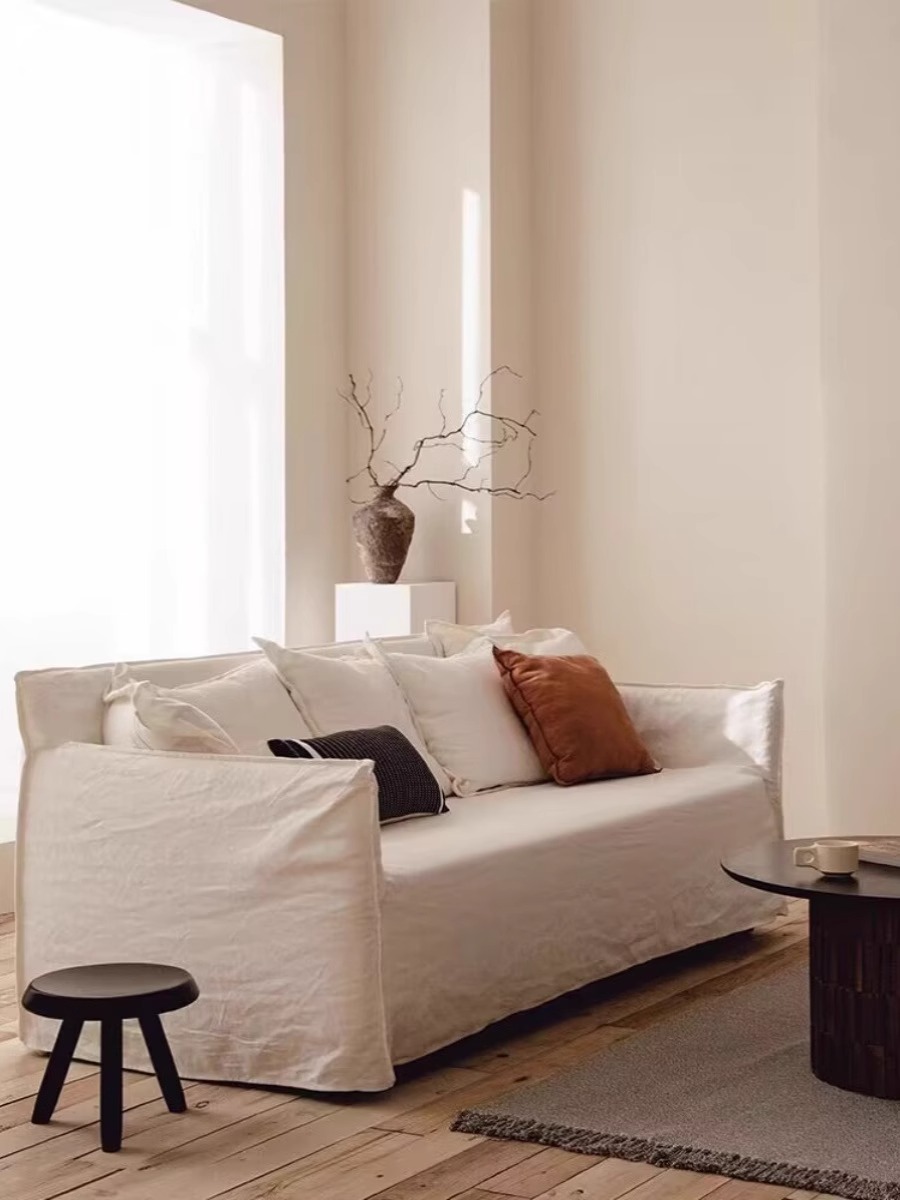 Removable and washable linen sofa