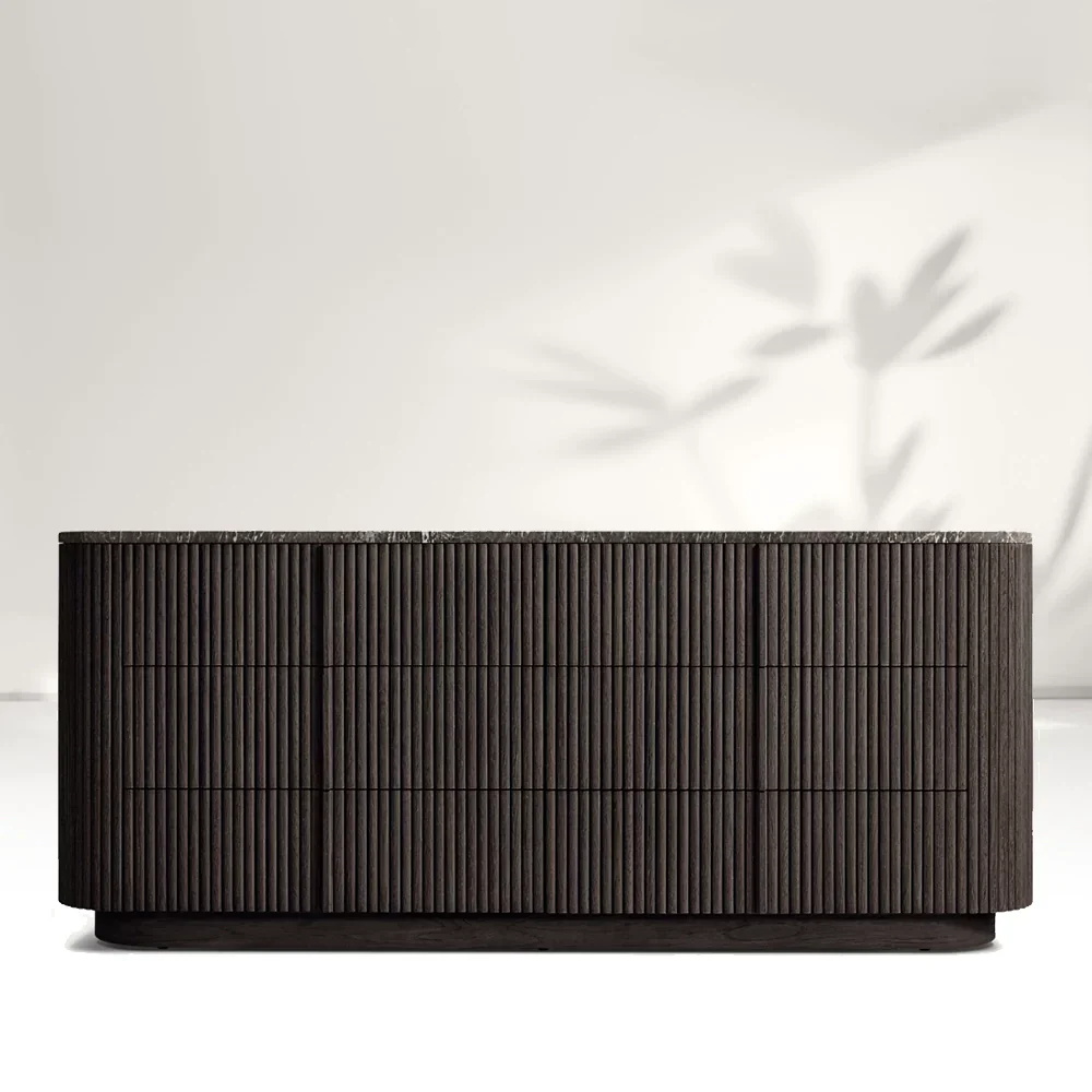 Modern Stone 6-Drawer Dresser
