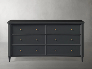 Wide Six-Drawer Dresser