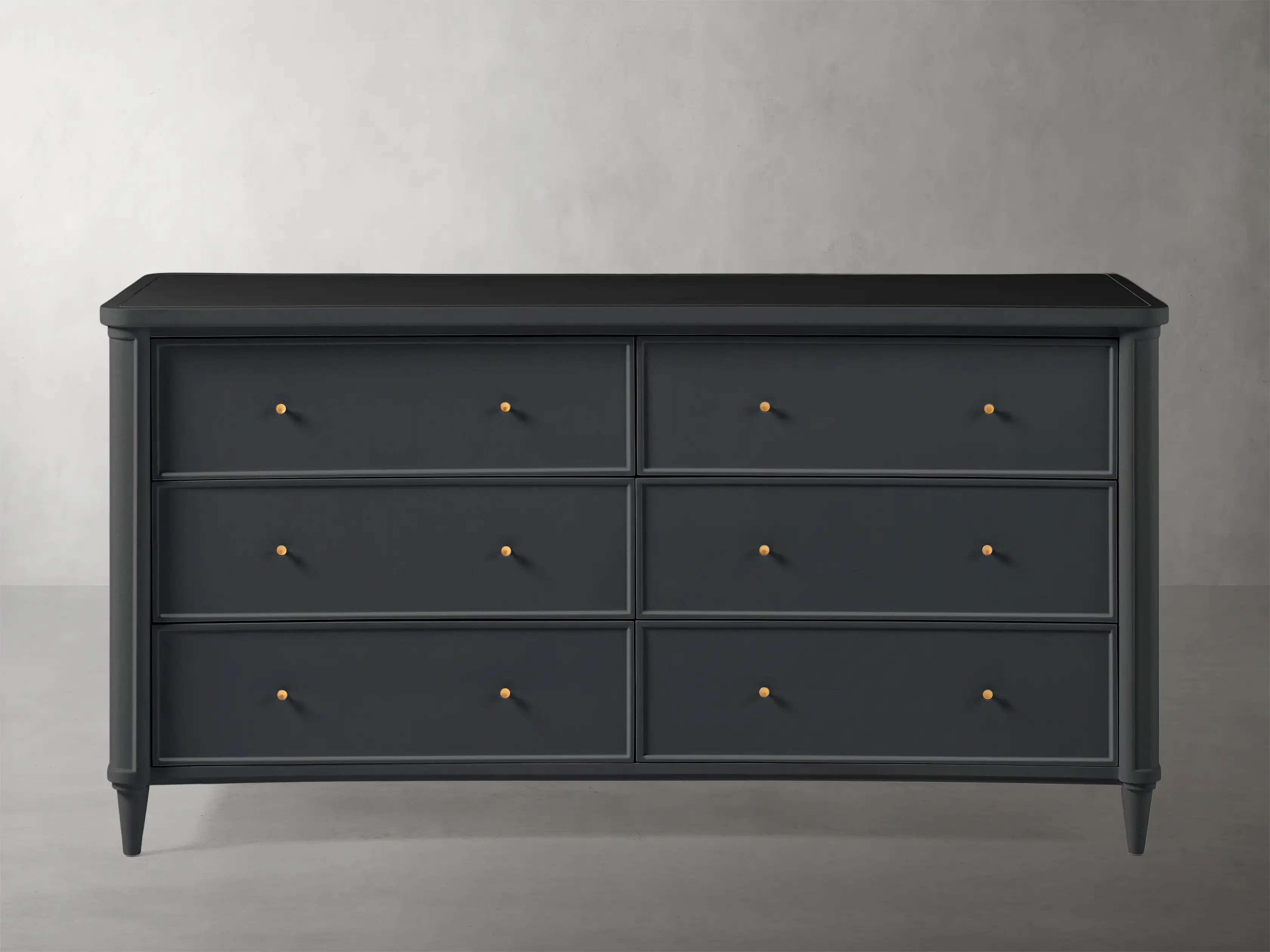 Wide Six-Drawer Dresser