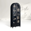  Arch - shaped Glass - door Bookcase 