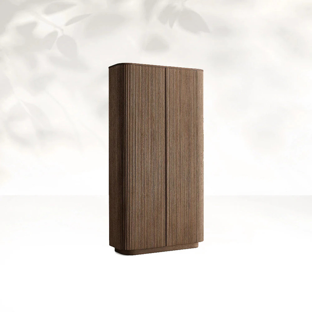 Vertical Grain Solid Wood Wardrobe