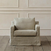 Removable and washable vintage fabric sofa