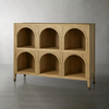  Antique Arched Storage Cabinet