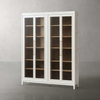 Modular Tall Clear Glass Cabinet