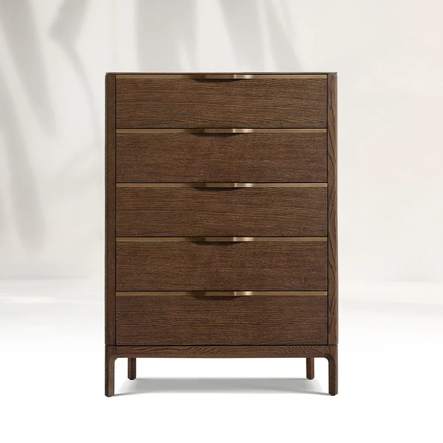 Five-Drawer Narrow Dresser