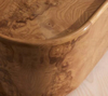 Rural-style Solid Wood Round Coffee Table