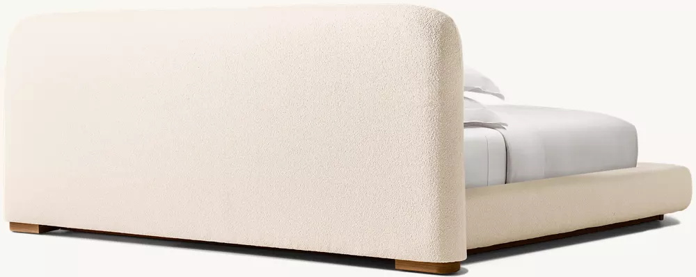 Fabric Extended Panel Bed