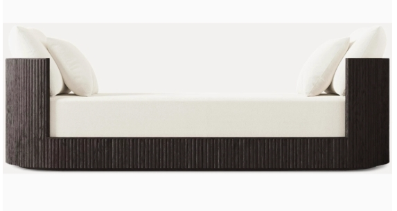 French Living Room Footstool at The End of The Bed