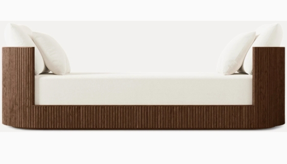 French Living Room Footstool at The End of The Bed