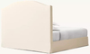 Slipcovered Camelback Panel Bed
