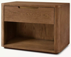 Solid Wood Opened Nightstand 