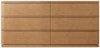 Simple six-drawer cabinet