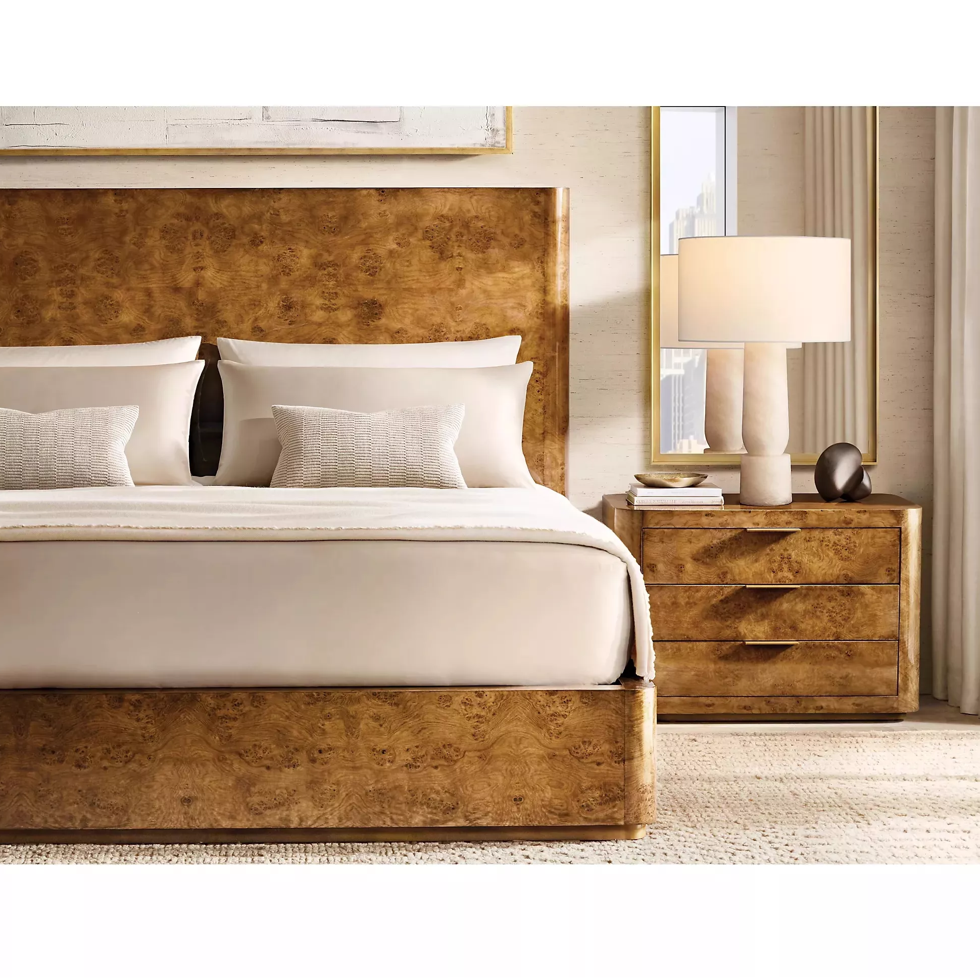 American Country Tree Bark Series:Reconstructing Sleep Space with Natural Art