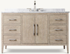 French Contemporary Single Extra-wide Vanity