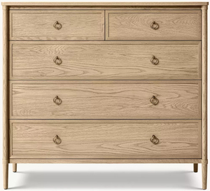 White Oak with Compartmental Storage Dressing Table